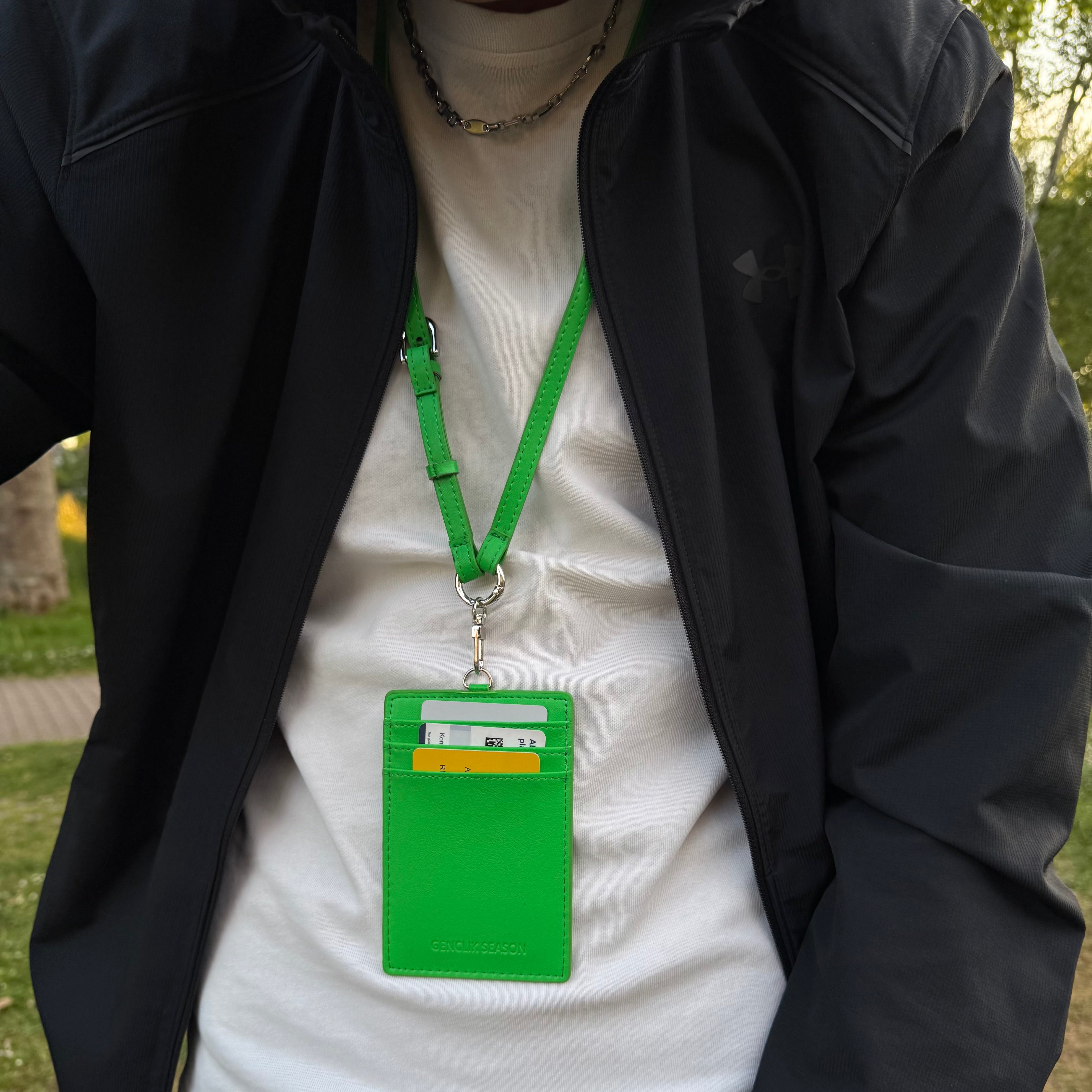 Acid Green Cardholder